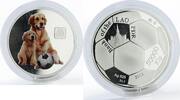 Laos 50000 kip Laos 50000 kip Year of the Dog colored proof silver coin 2018 -