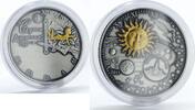 Laos 70000 kip Laos 70000 kip Happy Birthday Clock Sun silver coin 2017 -