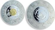 Liberia 100 dollars Liberia 100 dollars Apostle Thaler proof silver coin 2007 -