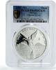 Mexico 1 onza Mexico 1 onza Libertad Angel of Independence PR68 PCGS silver coin 2007 -