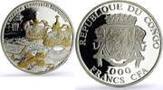 Congo 1000 francs Congo 1000 francs Church Ceremomies Wedding Sacrament proof silver coin 2011 -