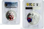 Niue 1 dollar Niue 1 dollar Merry Christmas Santa Claus Gifts Toys PR69 PCGS silver coin 2013 -