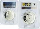 Tonga 1 paanga Tonga 1 paanga Seafaring Catamaran Boat Ship Clipper PR68 PCGS silver coin 1998 -