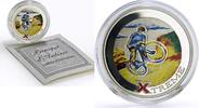 Andorra 10 diners Andorra 10 diners Extreme Sports Mountain Biking colored proof silver coin 2007 -