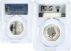 United Kingdom 50 pence Britain 50 pence 250 Years of Kew Gardens MS68 PCGS nickel coin 2009 -