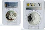 Niue 1 dollar Niue 1 dollar Lunar Plenty Year of the Monkey PR69 PCGS colored silver coin 2016 -