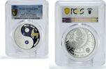 Niue 1 dollar Niue 1 dollar Zodiac Signs Capricorn PR70 PCGS colored silver coin 2014 -