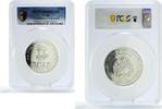 Tonga 10 paanga Tonga 10 paanga Constitution Centennial King Tupou IV PR66 PCGS silver coin 1975 -