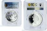Tuvalu 1 dollar Tuvalu 1 dollar Fairy Tales Ballet Swan Lake Literature PR69 PCGS Ag coin 2010 -
