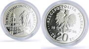 Poland 20 zlotych Poland 20 zlotych Warsaw 400th Anniversary Architecture proof silver coin 1996 -