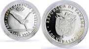 Panama 1 balboa Panama 1 balboa Seoul Summer Olympic Games Gymnastics proof silver coin 1988 -