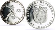 Panama 1 balboa Panama 1 balboa Seoul Olympic Games series Tennis proof silver coin 1988 -