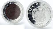 Nauru 10 dollars Nauru 10 dollars Final Issue of Italian Lira silver coin 2002 -