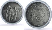 Congo 1000 francs Congo 1000 francs African Ounce Wildlife Gorillas Monkeys Fauna silver coin 2018 -