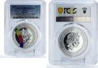 Niue 1 dollar Niue 1 dollar Your Soul World Beauty Butterfly Flower PR70 PCGS silver coin 2017 -