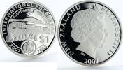 New Zealand 1 dollar New Zealand 1 dollar Scott Base 1957-2007 proof silver coin 2007 -