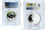 Tuvalu 1 dollar Tuvalu 1 dollar Conservation Wildlife Giant Panda PR69 PCGS silver coin 2011 -
