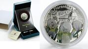 Niue 1 dollar Niue 1 dollar Iris Florentina Flowers Nature colored proof silver coin 2012 -