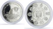 Ecuador 25000 sucres Ecuador 25000 sucres Two Worlds Encounter Balsa Ship Clipper silver coin 2002 -