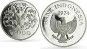 Indonesia 5000 rupiah Indonesia 5000 rupiah Conservation Orangutan Monkey Fauna proof silver coin 1974 -