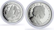Isle of Man 1 crown Isle of Man 1 crown London Summer Olympic Games Sailing Ships proof silver coin 2009 -