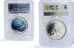 Palau 5 dollars Palau 5 dollars Marine Life Protection Hammerhead Shark Fauna PR69 PCGS silver coin 2010 -