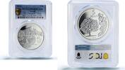 Brazil 5 reais Brazil 5 reais Canoe Rio Olympic Games Sports PR68 PCGS silver coin 2016 -