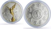 Mexico 1 onza Mexico 1 onza Libertad Angel of Independence Gilt silver coin 2005 -