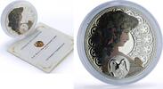 Niue 1 dollar Niue 1 dollar Capricorn Zodiac Signs Mucha Art Color proof silver coin 2010 -