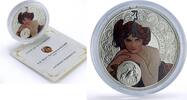 Niue 1 dollar Niue 1 dollar Scorpio Zodiac Signs Mucha Art Color proof silver coin 2011 -