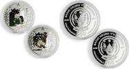 Rwanda 500 francs Rwanda set 2 coins Year of the Rabbit Animals proof silver coin 2011 -