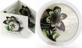 South Africa 5 rand Sterfish Lily Ferraria Crispa flower silver coin -