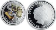 Tuvalu 1 dollar Tuvalu 1 dollar Year of Snake Lunar Good Fortune Symbols Wisdom silver coin 2013 -