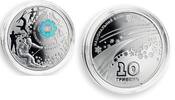 Ukraine 10 hryvnia Ukraine 10 hryvnia XXI Olympic Winter Games Vancouver Sport silver coin 2010 -