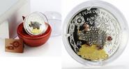 Congo 1000 francs Congo 1000 francs Year of the Pig gilded silver coin 2019 -