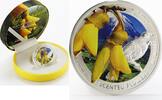 Niue 1 dollar Niue 1 dollar Scented Flowers series Kowhai colored silver coin 2013 -