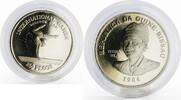 Guinea-Bissau 250 pesos Guinea-Bissau 250 pesos International Games Balance Beam nickel coin 1984 -