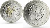 Rwanda 1000 francs Rwanda 1000 francs Zodiac Signs series Capricorn gilded silver coin 2009 -