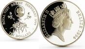 Belize 10 dollars 1994 Belize 10 dollars Royal Visit proof silver coin 1... 607.25 元 含税免费寄运