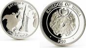 Tonga 1 paanga Tonga 1 paanga The Saturn V Rocket Space Flight proof silver coin 1992 -