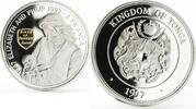 Tonga 2 paanga Tonga 2 paanga Queen Elizabeth Wedding Jubilee Birth of Anne silver coin 1997 -