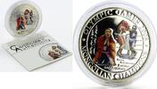 Mongolia 500 togrog Mongolia 500 togrog Beijing Olympic Games series Boxing colored silver coin 2008 -