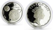 Tokelau 5 dollars Tokelau 5 dollars Humanity in Space series The First Orbit 1968 silver coin 1993 -