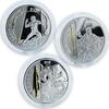 Virgin Islands (British) 10 dollars British Virgin Islands 10 dollars set of 3 coins Legendary Weapons proof 2013 -