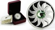 Canada 3 dollars Canada 3 dollars May Emerald crystal silver coin 2011 -