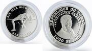 Chad 1000 francs Chad 1000 francs Sport XIX Jeux Olimpiques Mexico 1968 proof silver coin 2003 -