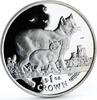 Isle of Man 1 crown Isle of Man 1 crown Home Pets Manx Cat Animals proof silver coin 2012 -