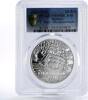 Belarus 20 rubles Belarus 20 rubles Sailing Ships Kruzenstern PR69 PCGS hologram silver coin 2011 -
