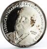 Chile 5 pesos Chile 5 pesos 150 Years of Naval Academy Arturo Prat silver coin 1968 -