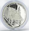 Cook Islands 1 dollar Cook Islands 1 dollar Melbourne Hobson Railway Company Train silver coin 2016 -